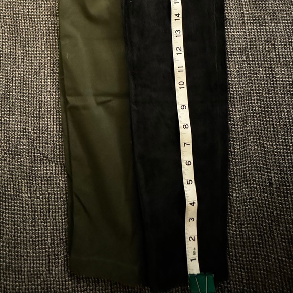 Hue Leggings in Black, Navy, Blue Dots, Olive Green and Black Corduroy, Size M. - Picture 11 of 16